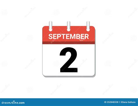 September 2nd Calendar